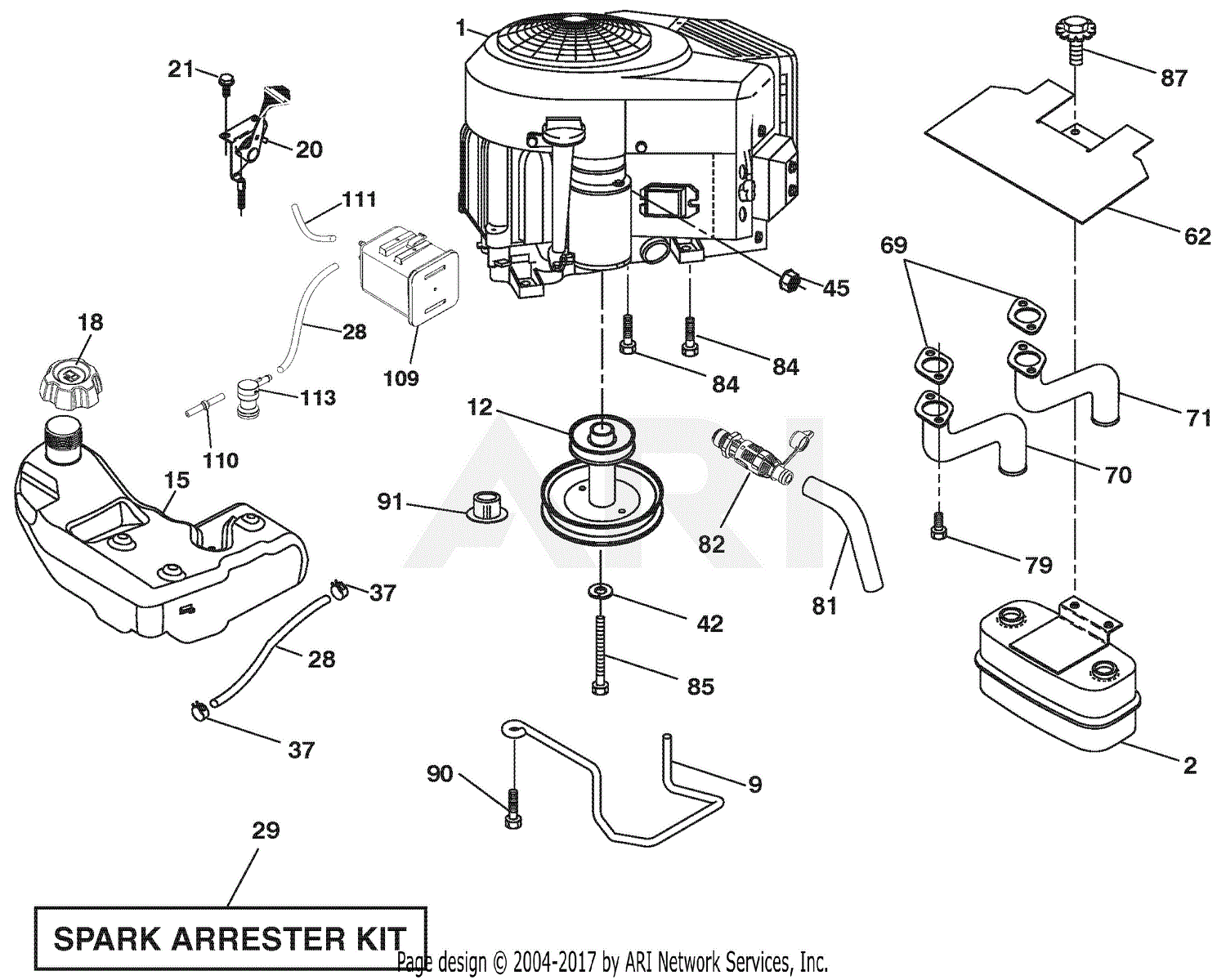 Ariens 936045 (960460016-00) 42