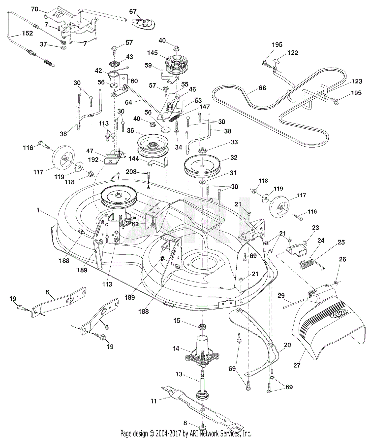 Ariens 936049 (960460015-00) 42