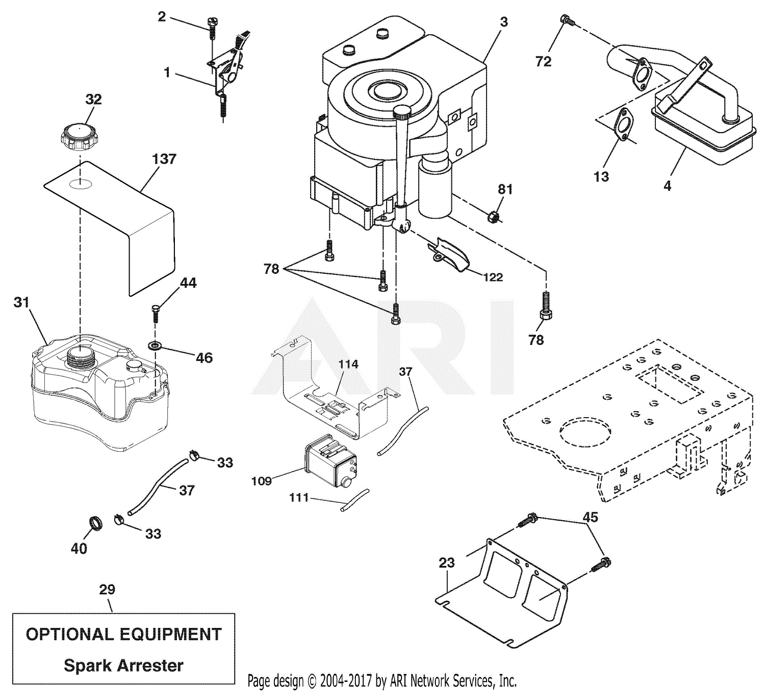 Ariens 936061 (960160028-00) 42