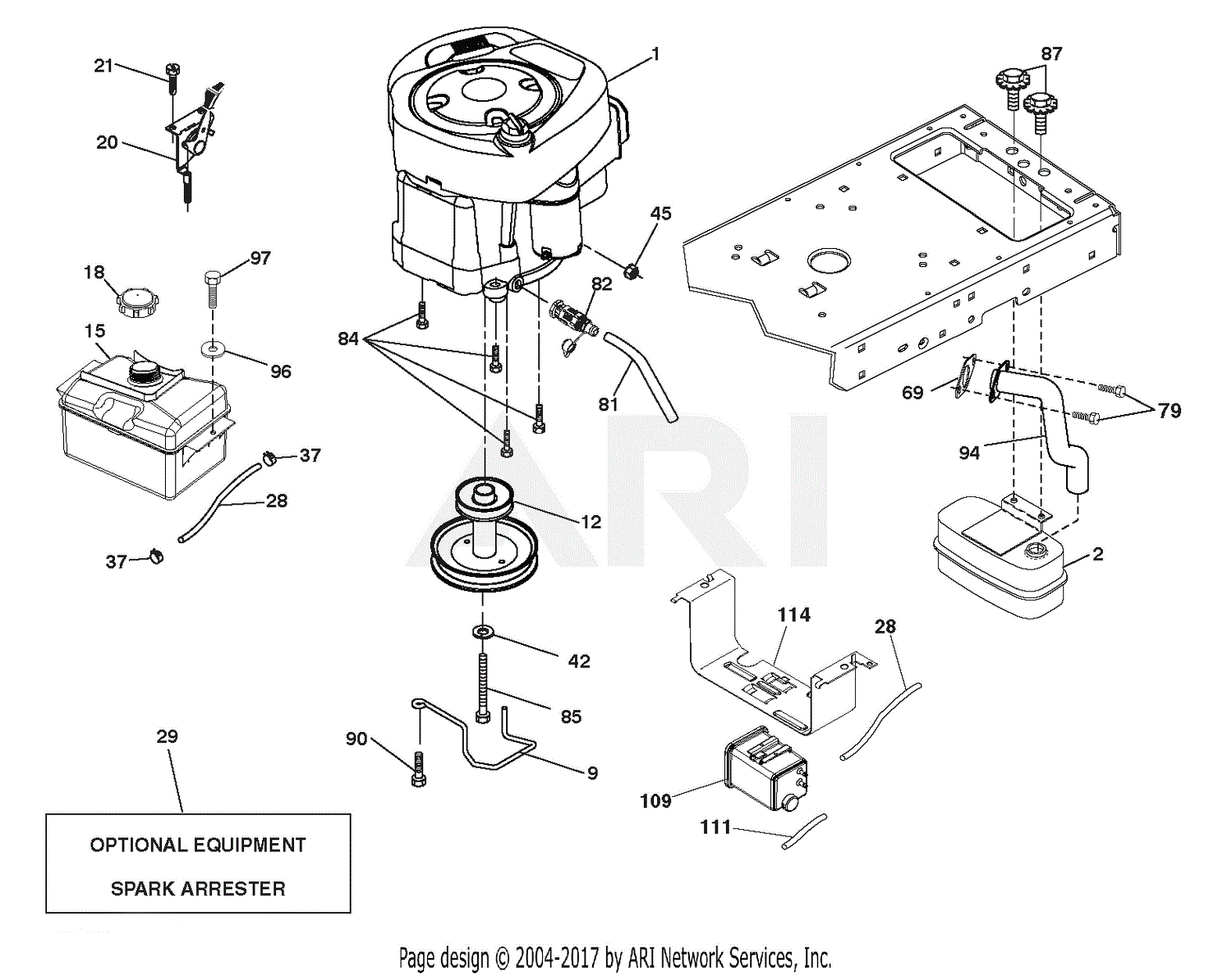 Ariens 936063 (960460033-00) 46