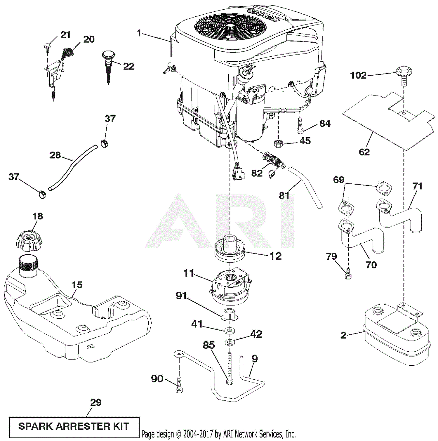 Ariens 936067 (960460050-01) 48