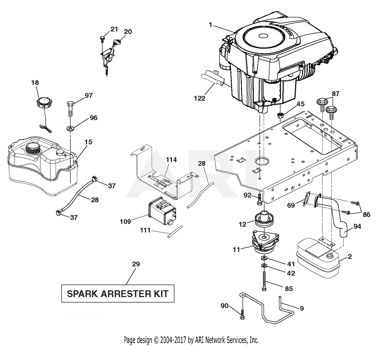 Ariens 936070 (960460046-00) 42