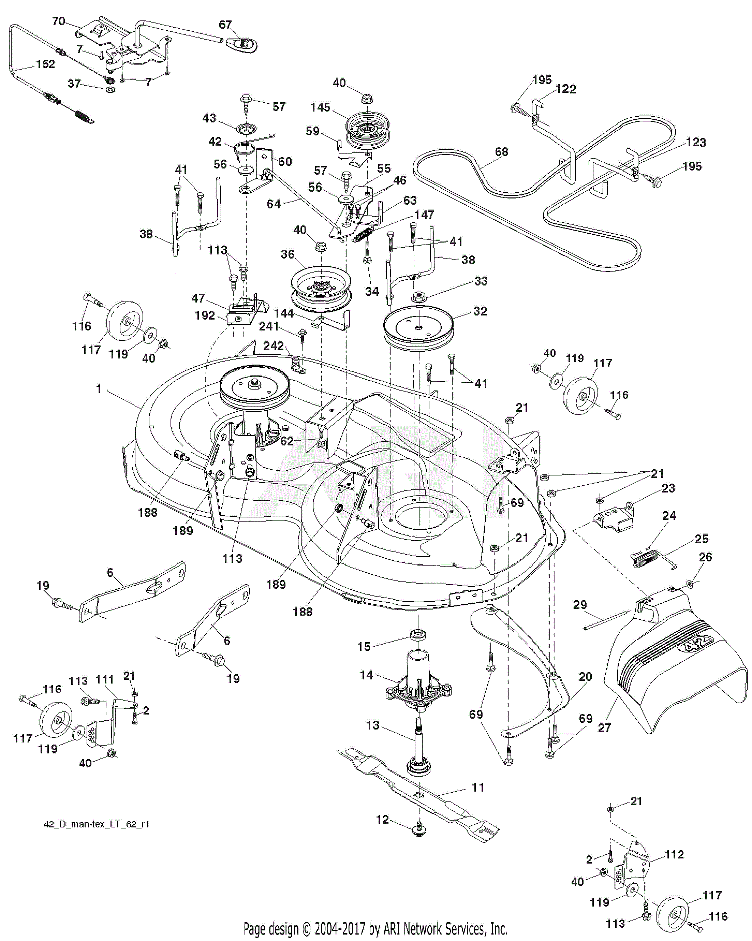 Ariens 936076 (960460058-01) 42