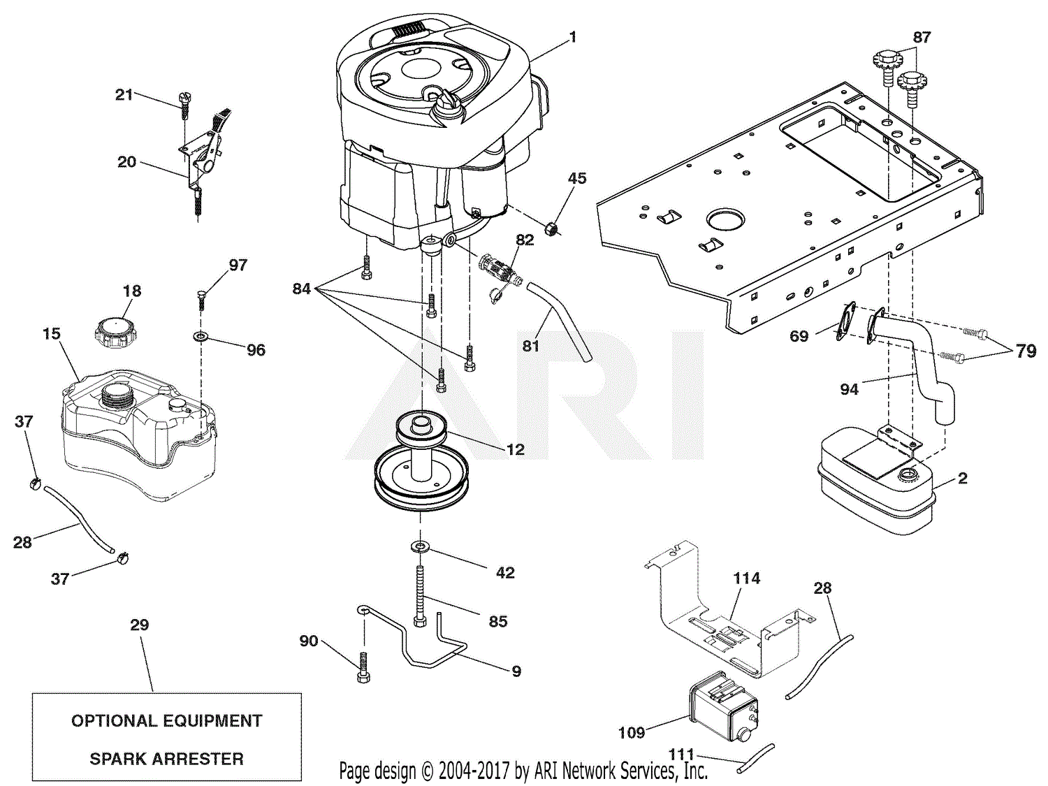 Ariens 936084 (960460062-00) 42