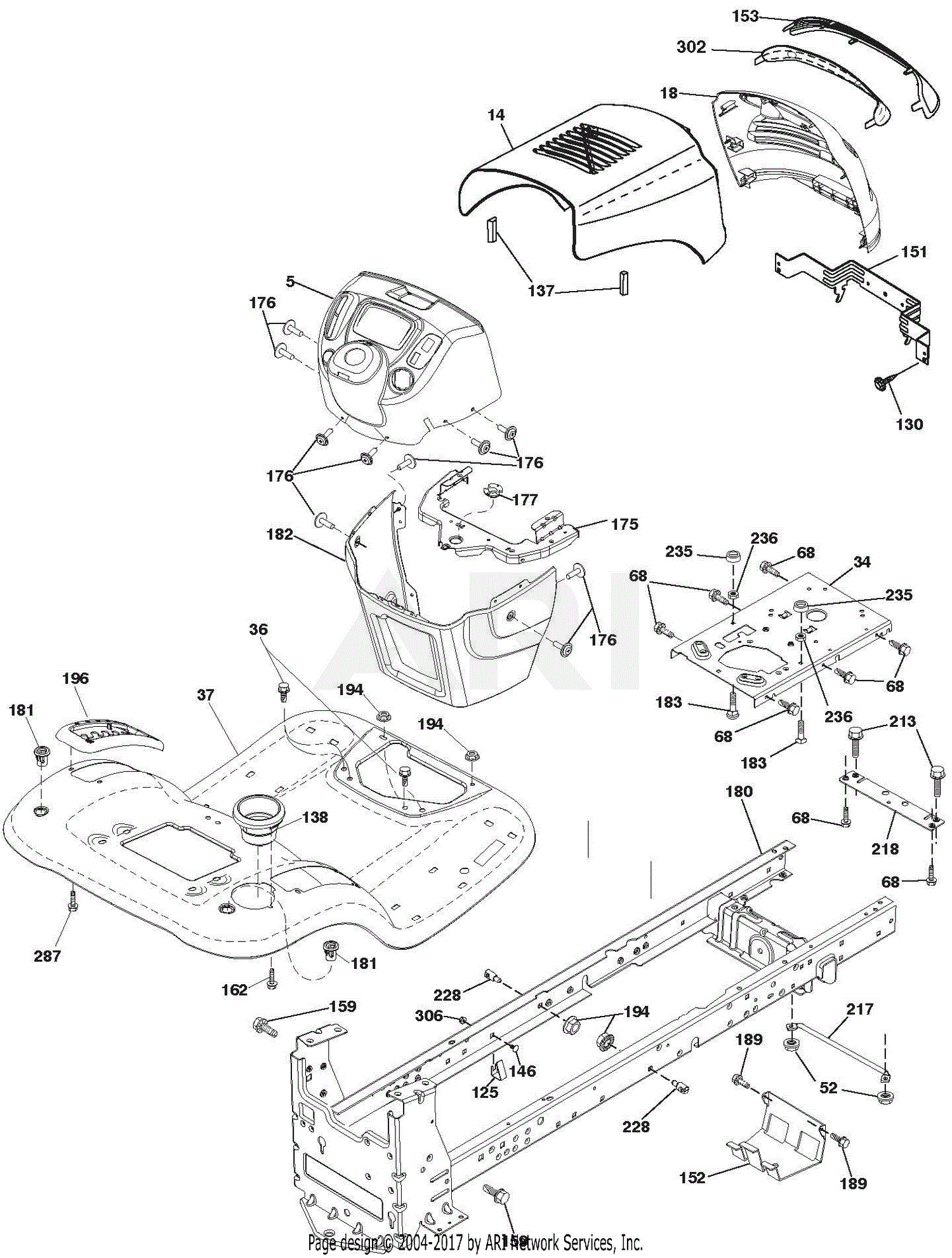 Ariens Tractor Parts List