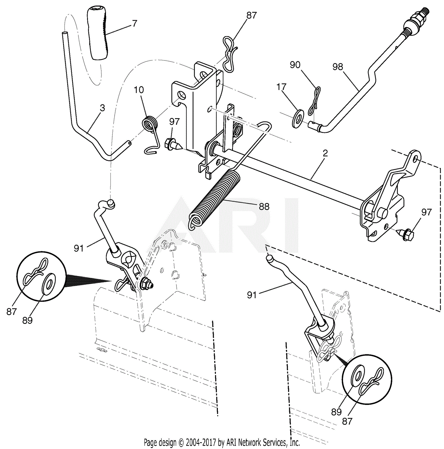 Pinion Gear For Scotts 307373, 30737-3 Craftsman Reel Mower, Scotts Reel  Mower Parts Diagram