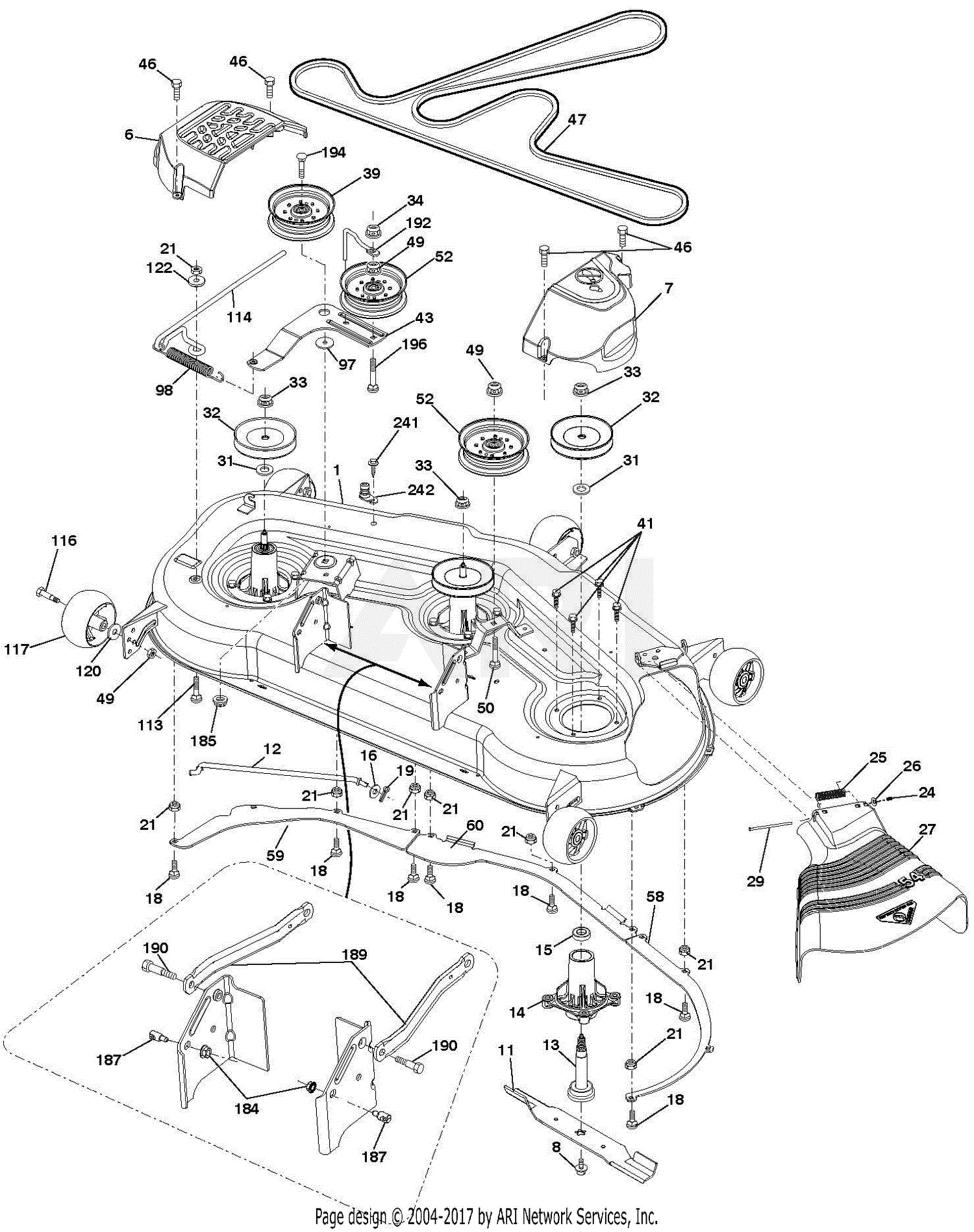 Ariens 936096 (960460074-00) 54