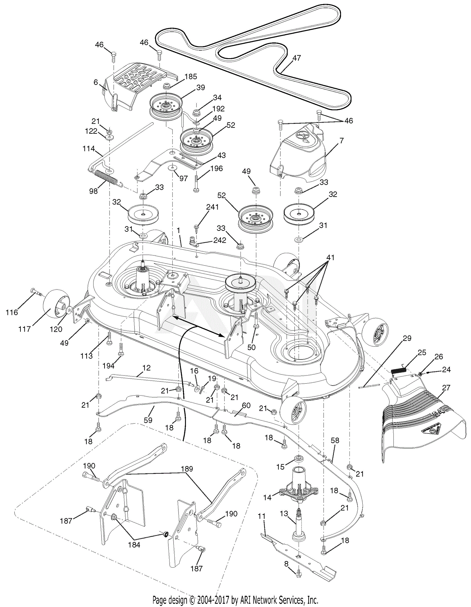 Ariens 936097 (960460073-00) 54