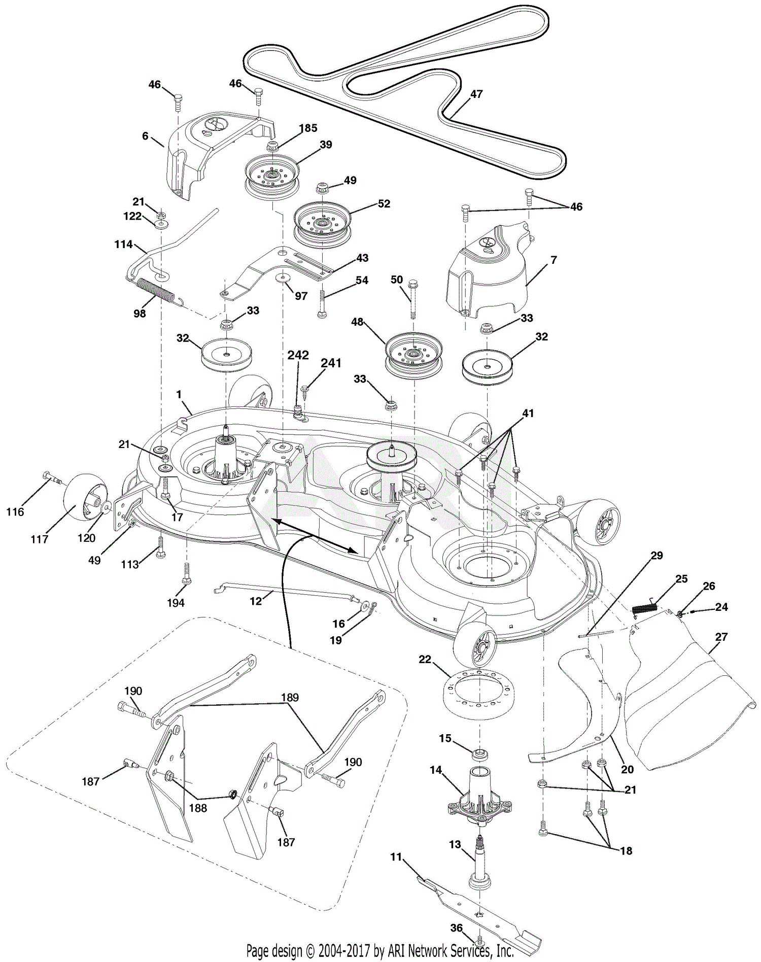 Ariens 936098 (960460072-00) 48