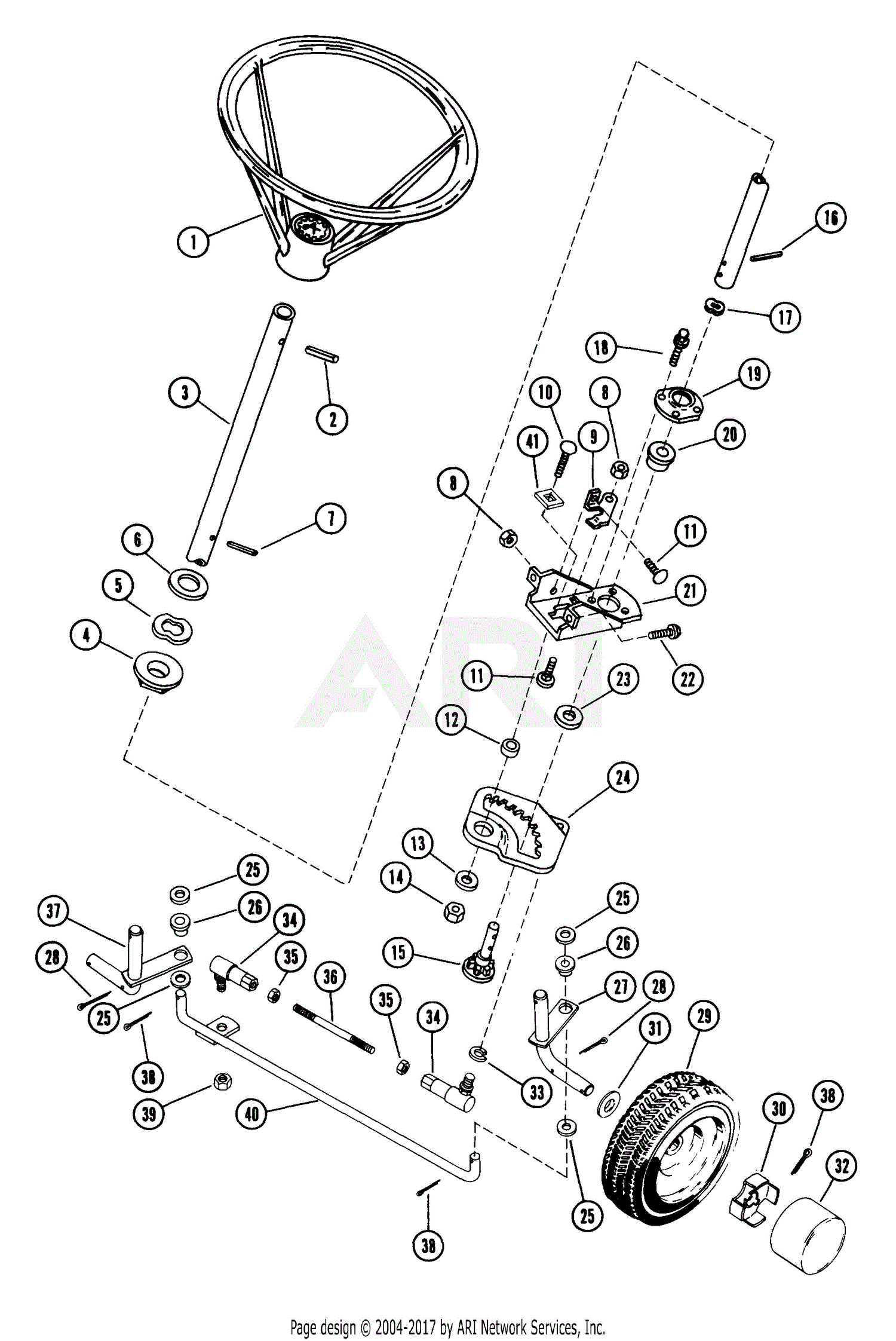 Ariens 925009 001825 Emperor 8hp Tec Recoil 38 Deck Parts