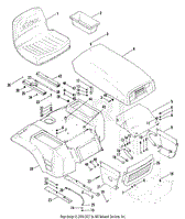 Ariens 931030 (000101 - ) GT, 18 Rug Diesel, Hydro Parts Diagram 
