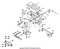 Ariens 931033 (004001 - ) GT, 18hp Kohler, Hydro Parts Diagram for Steering