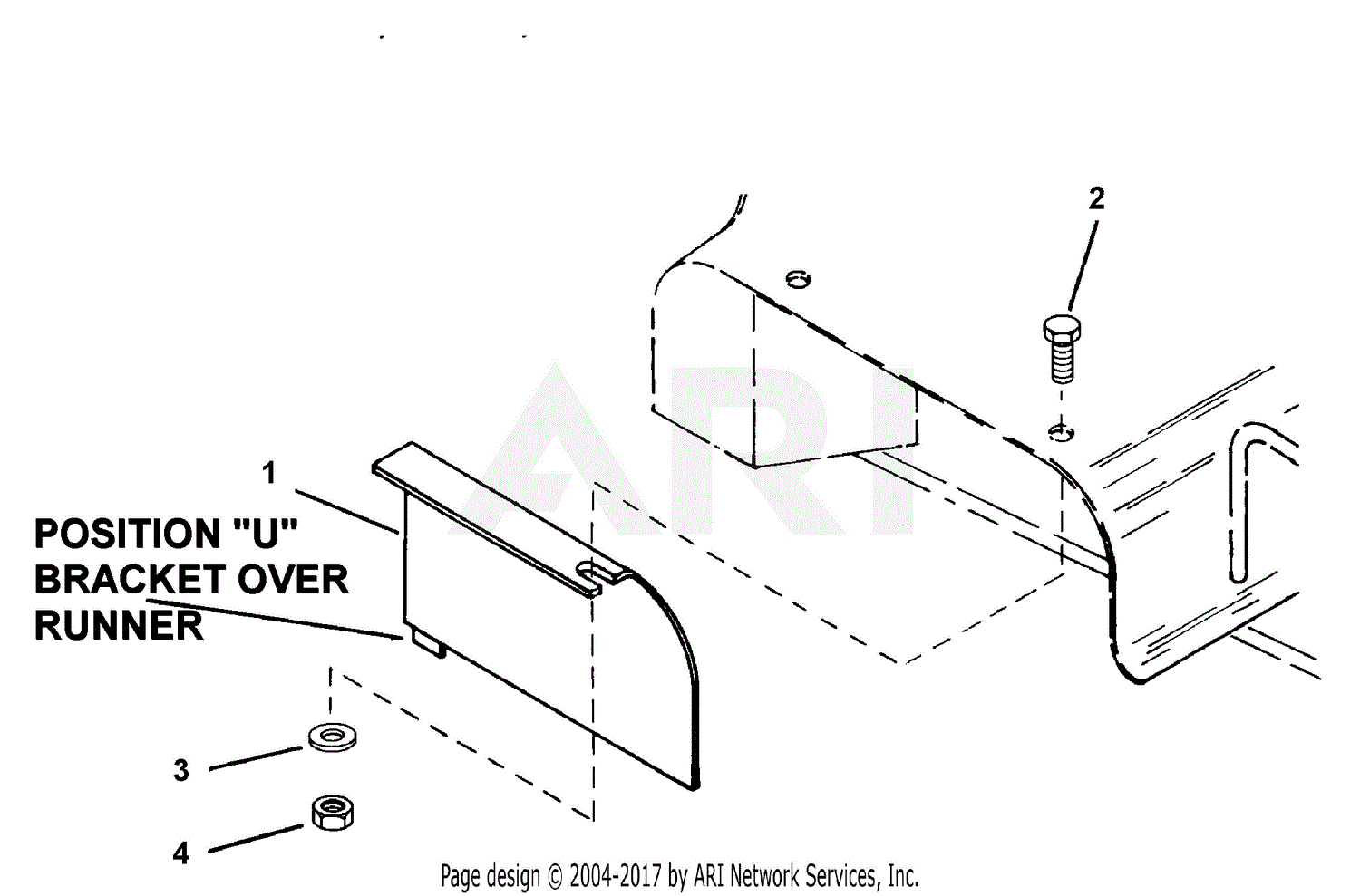 Ariens 712969 Leaf Mulcher Kit - Fairway Parts Diagram for Leaf Mulcher