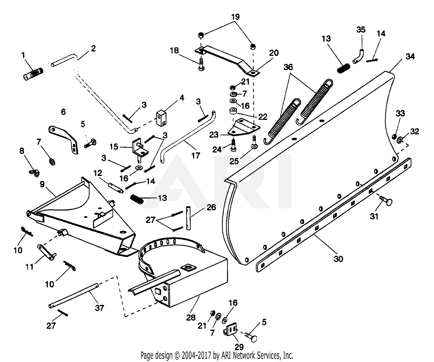 Ariens 831004 (000101 - 013136) 54