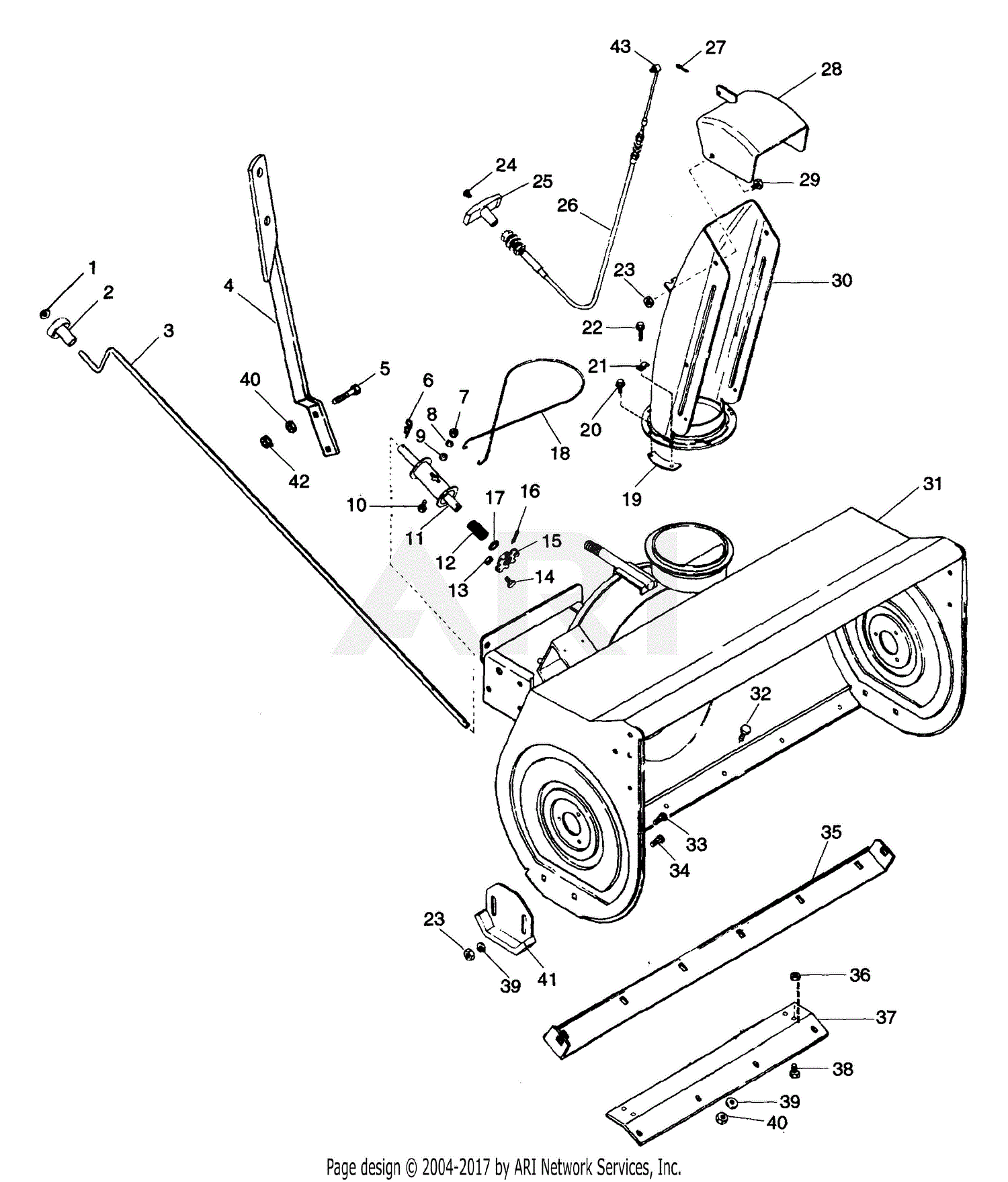 Ariens 834018 (000101 - ) 40