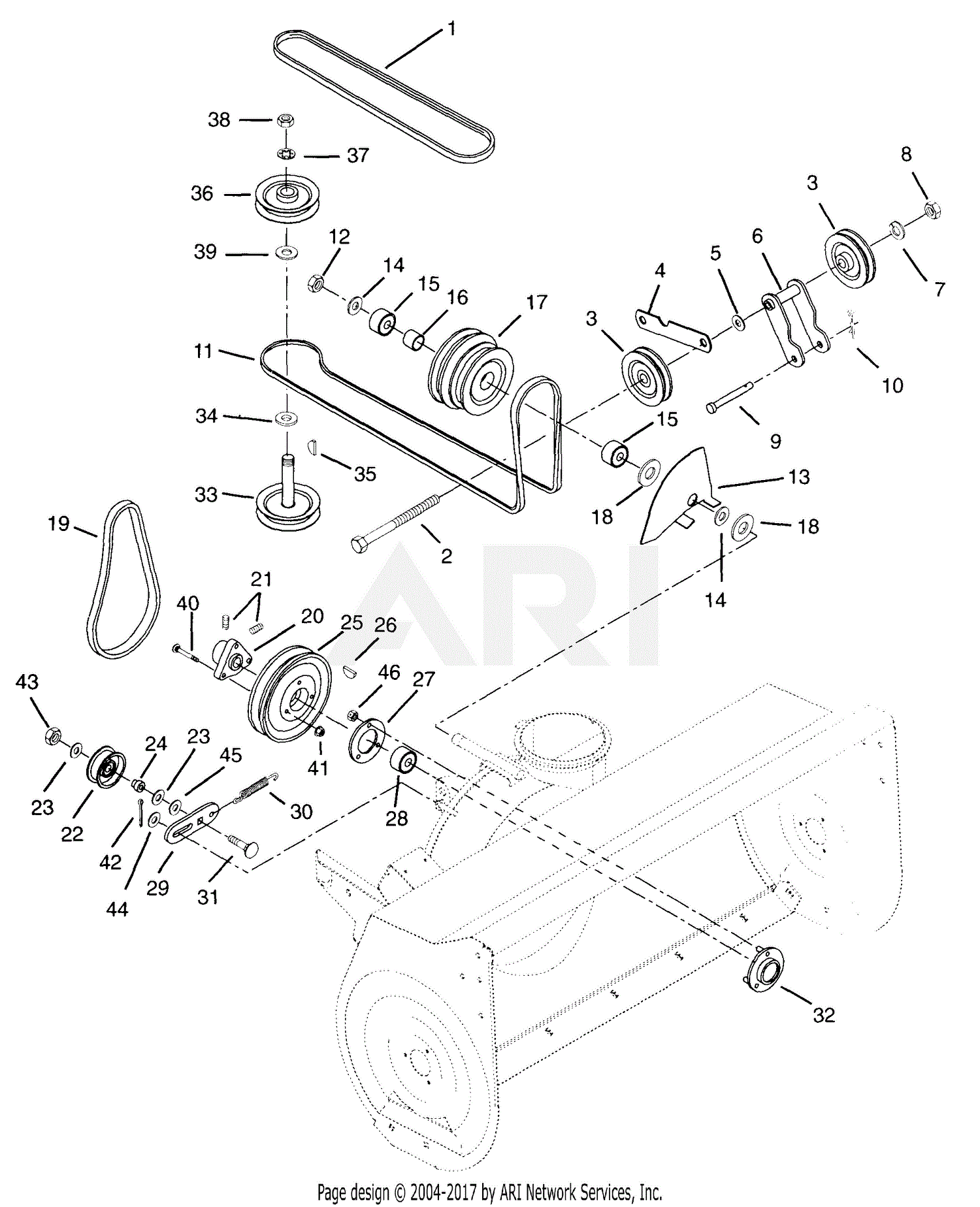 Ariens 836010 (000101 - ) 36