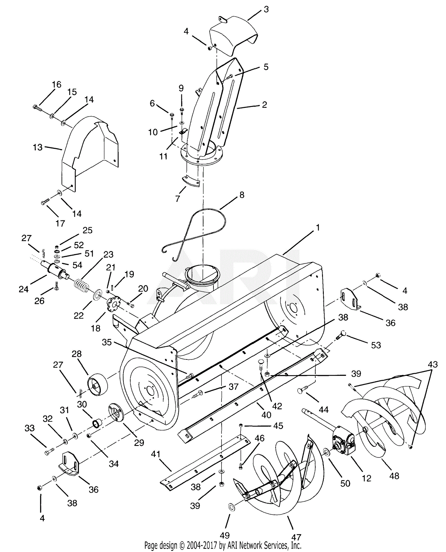 Ariens 836010 (000101 - ) 36