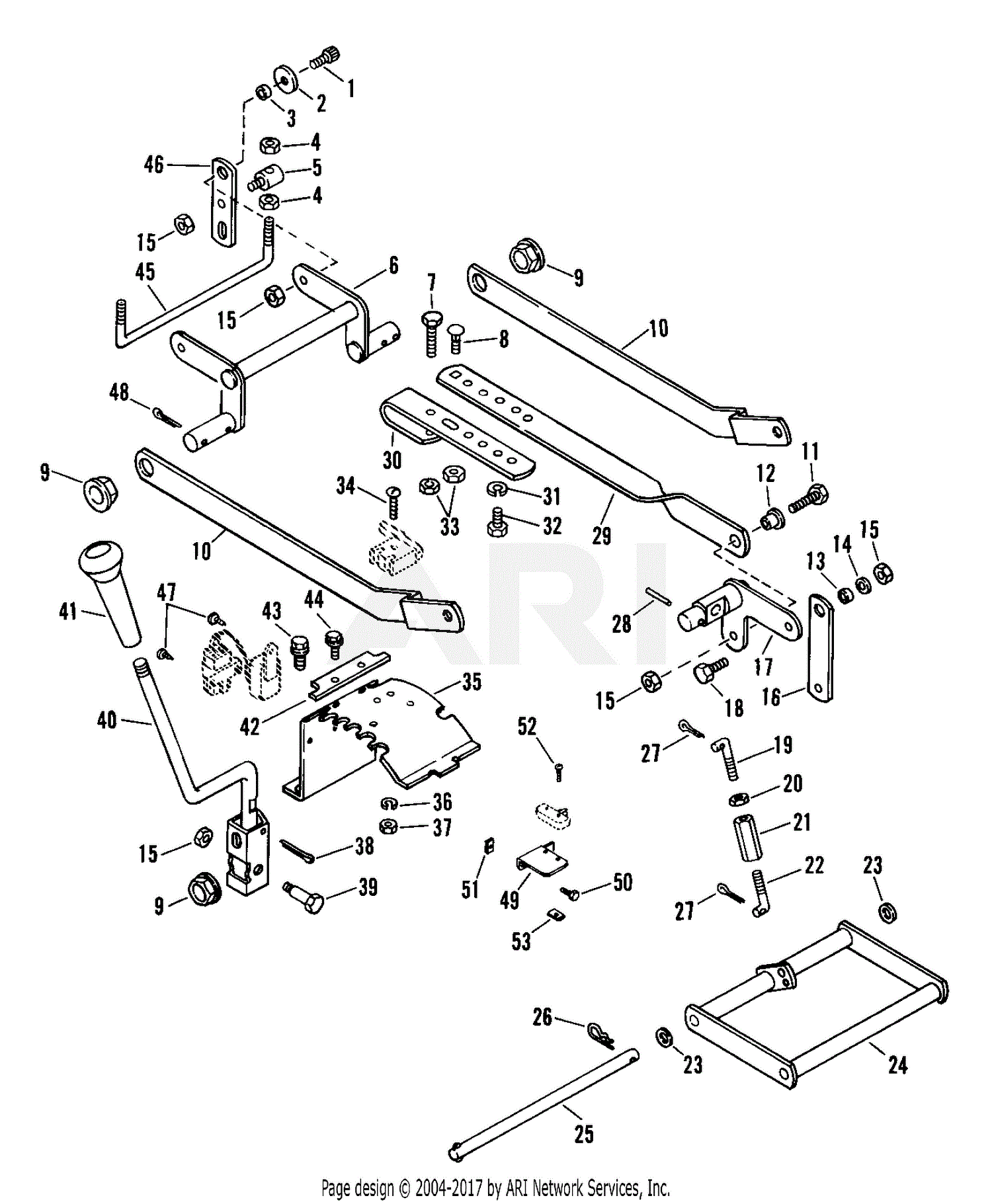 Ariens 927024 (005501 - ) RM830, 8hp Tec., Recoil, 30" Deck Parts