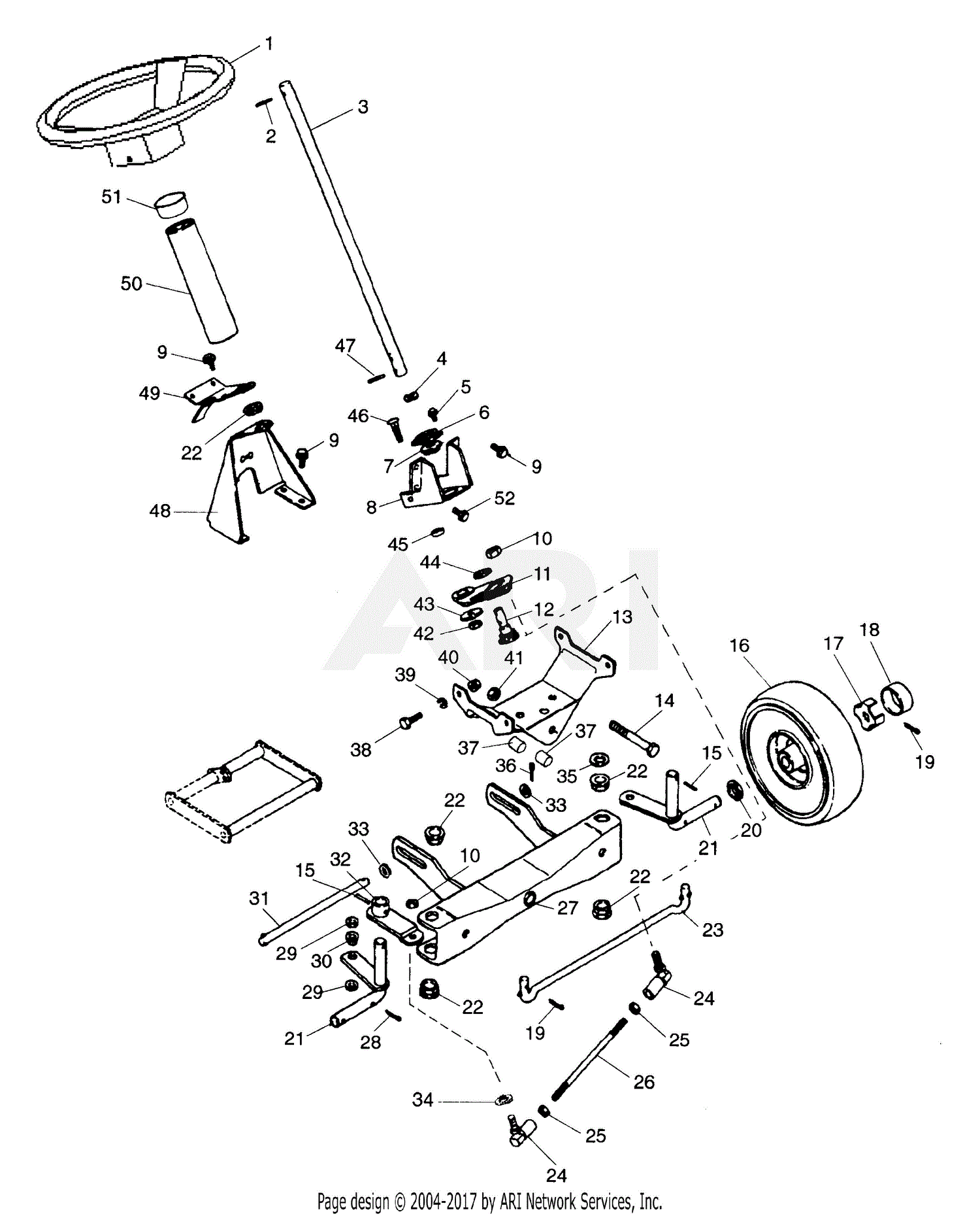 Ariens 927037 (006339 - ) RM830E, 8.5hp B&S, Electric, 30