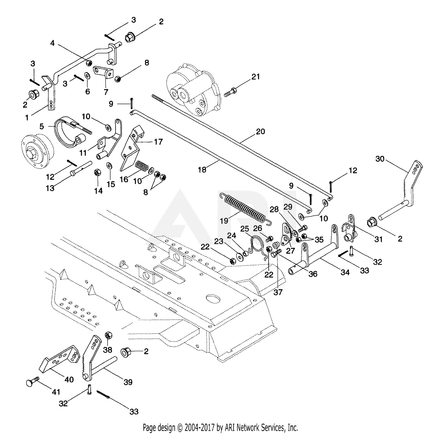 Ariens 927052 (000101 - ) RM1330E, 13hp B&S, Electric, 30