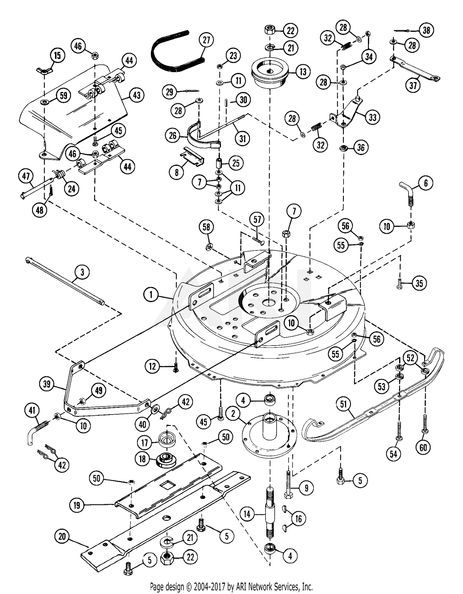 Ariens 935005 (000101 - 002914) YT1132, 11hp B&S, Gear, 32