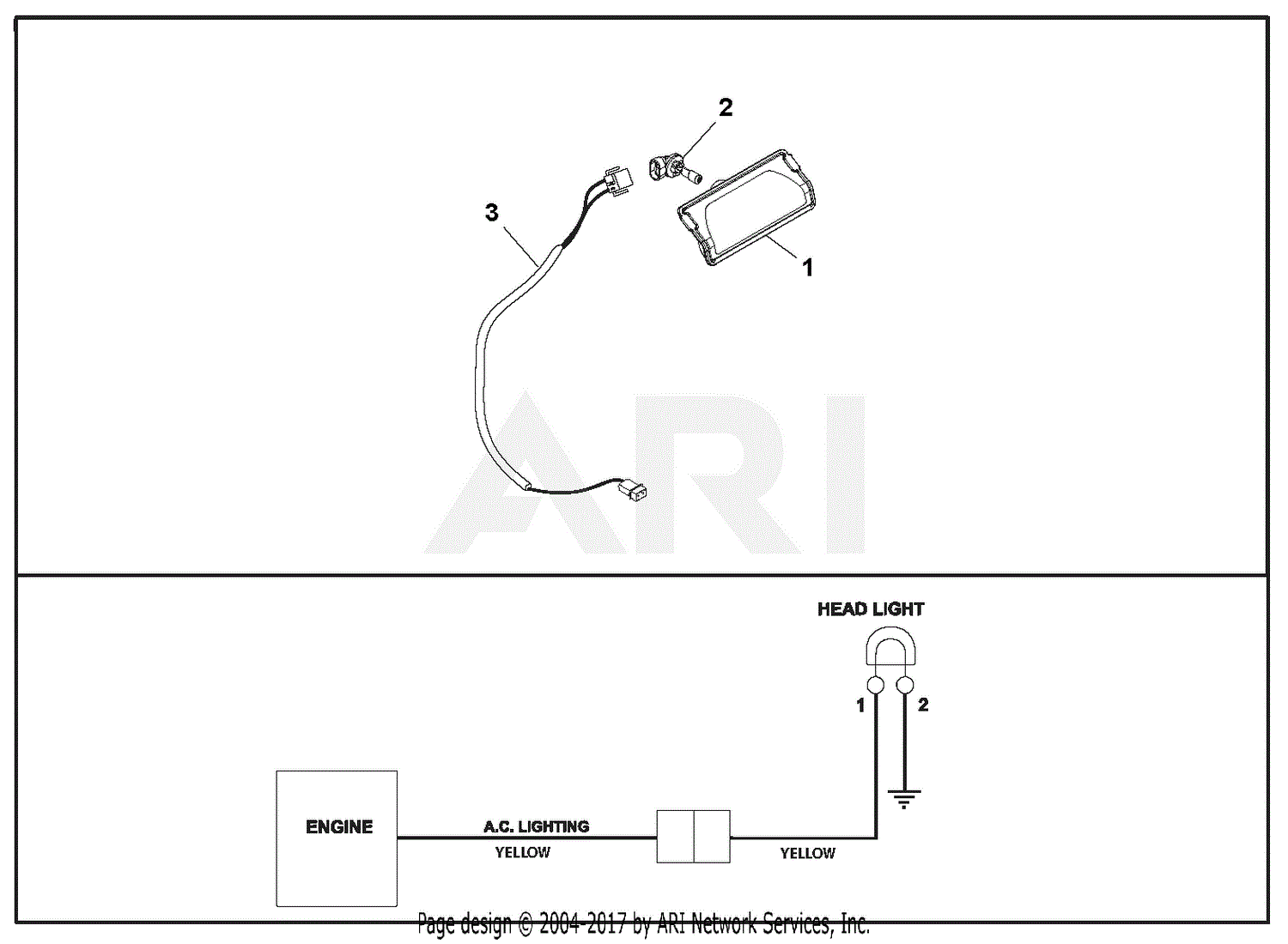 Ariens 920014 (035000 - 074999) Compact 24 Parts Diagram for Electrical