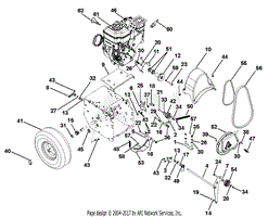 Ariens 920013 (035000 - 074999) Compact 22 Parts Diagram for Engine And