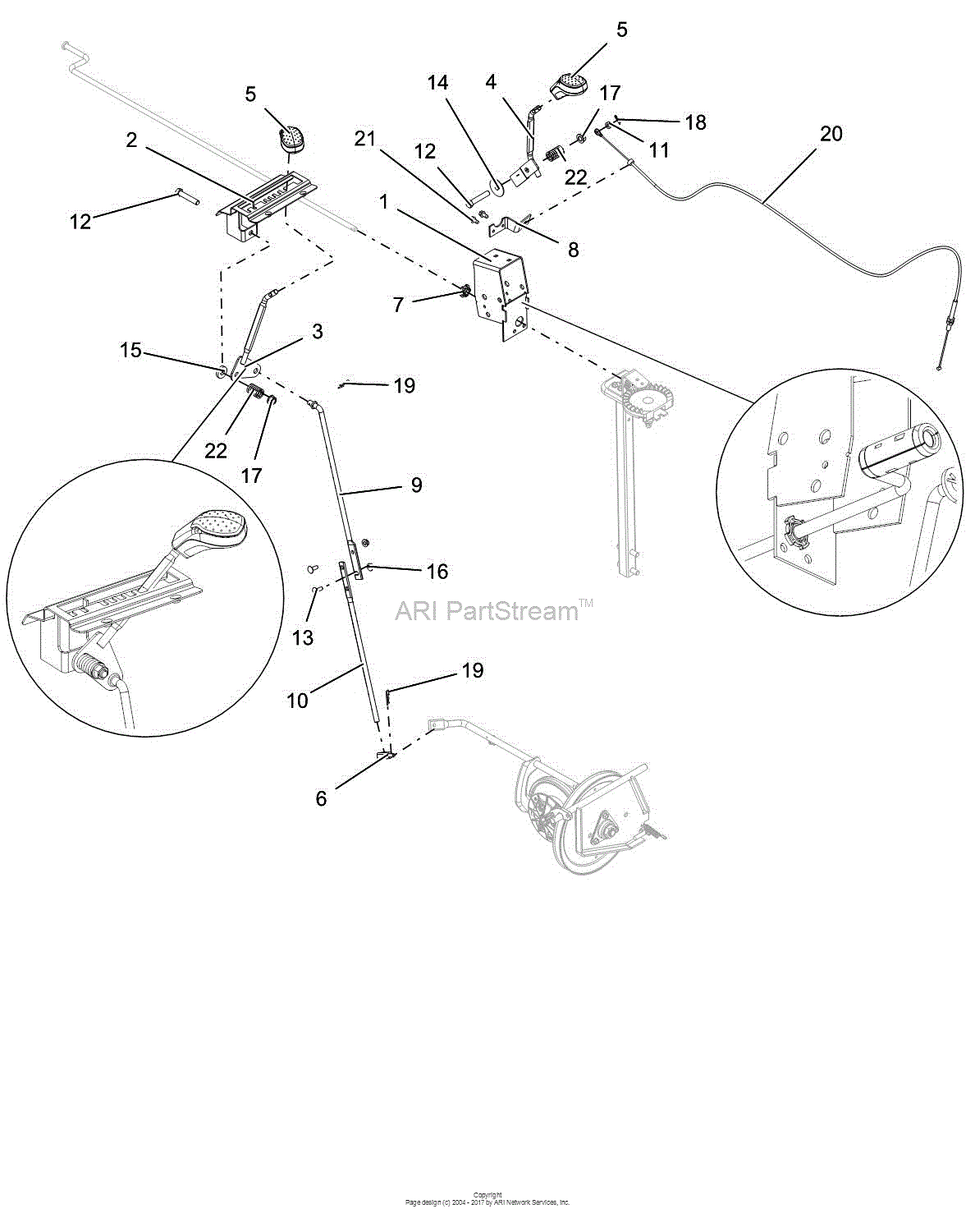 Ariens 920321 (181000 - ) ST24LE Compact 24 CE Parts Diagram for Controls