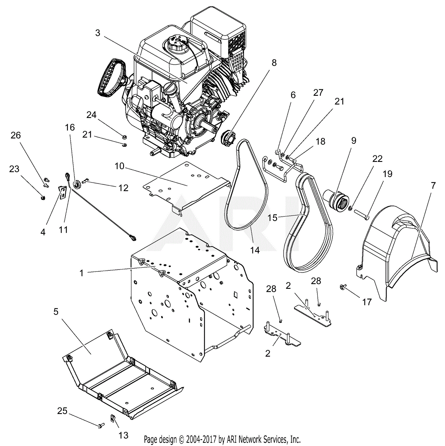 Ariens 921029 (000101 - 099999 ) Deluxe 30