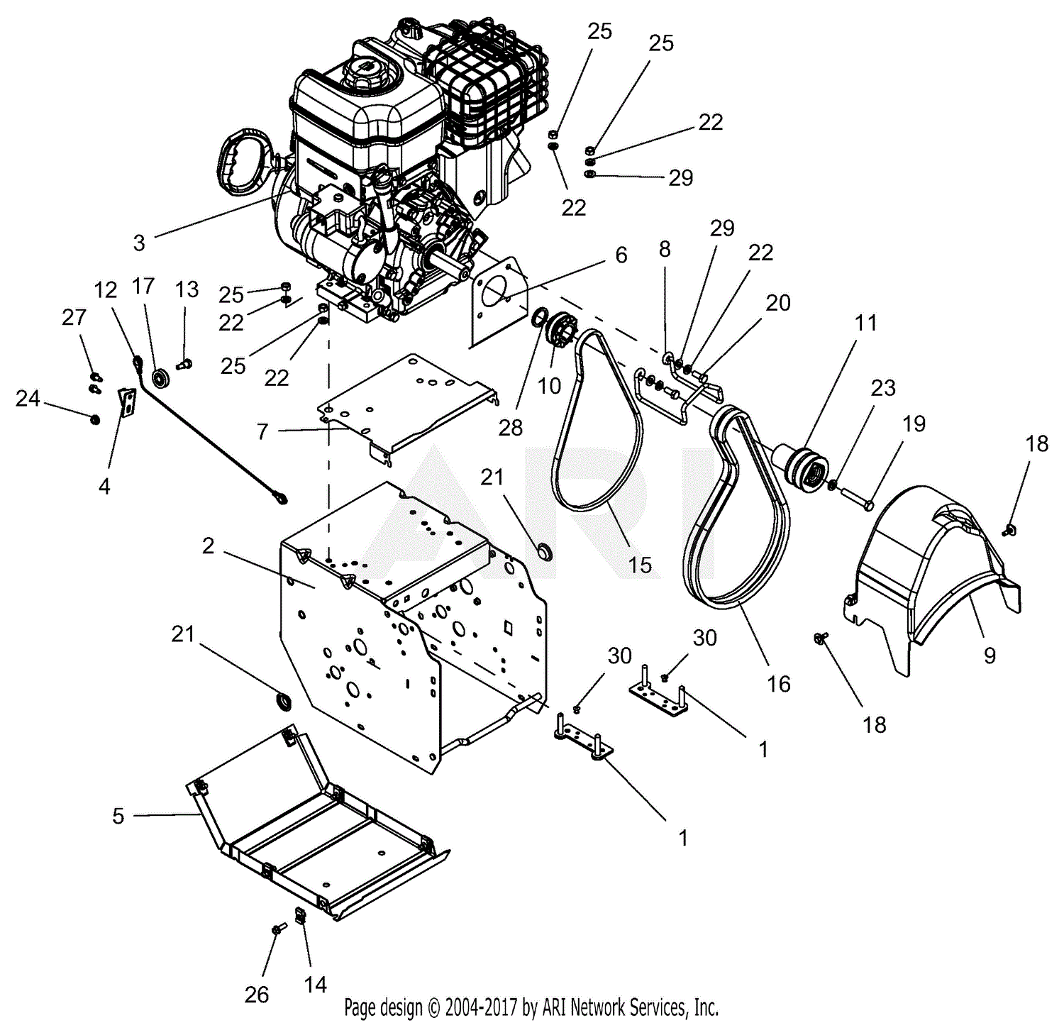 Ariens 921036 (000101 - ) Deluxe 28