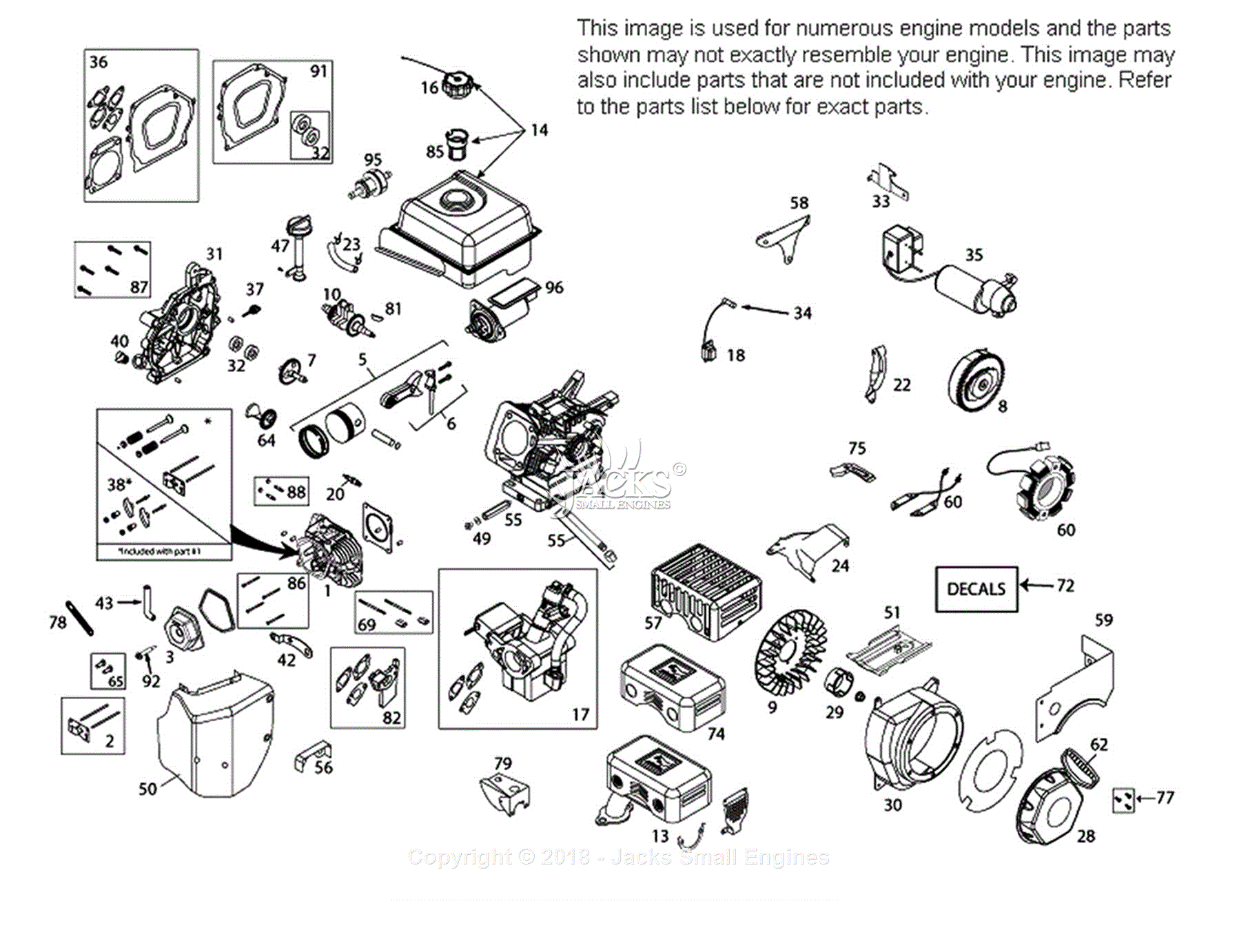 Ariens 921053 (040000 - ) Platinum SHO 24 EFI Parts Diagram for Engine ...