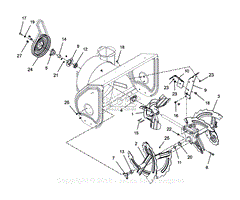 Ariens 921057 (000101 - ) Platinum SHO 28 RapidTrack Parts Diagrams