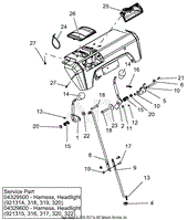 Ariens 921318 (095000 - ) Deluxe 24 CE Parts Diagrams