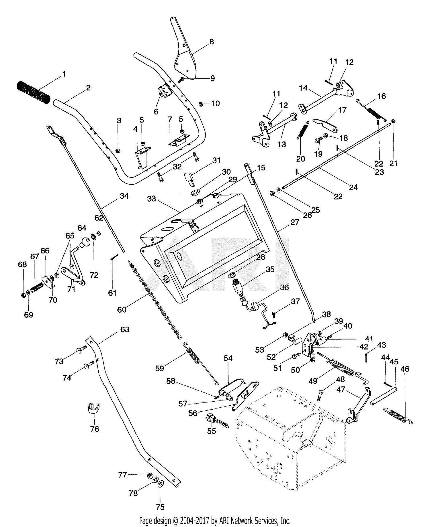 Ariens 924082 (011145 - 039199) ST824, 8hp Tec., 24