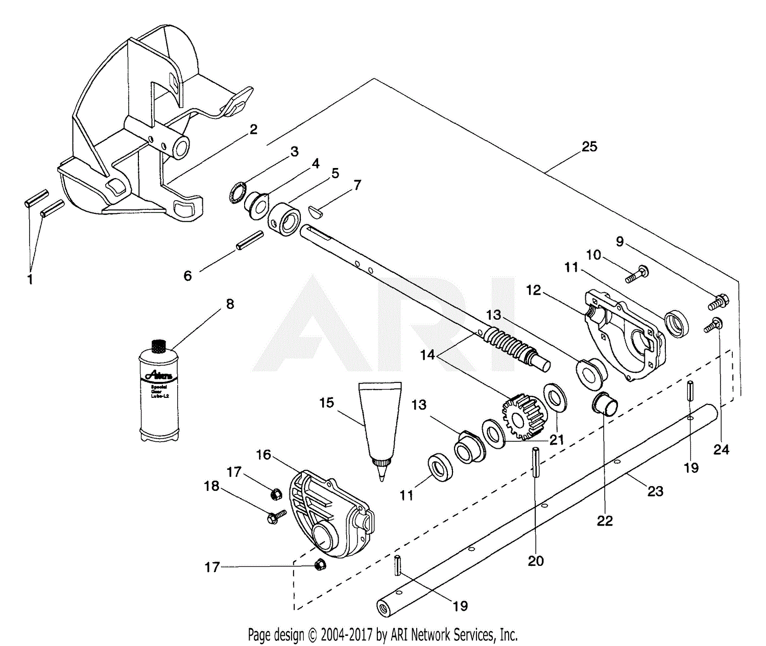 Ariens 924311 (000101 - ) ST824, 8hp Tec., 24