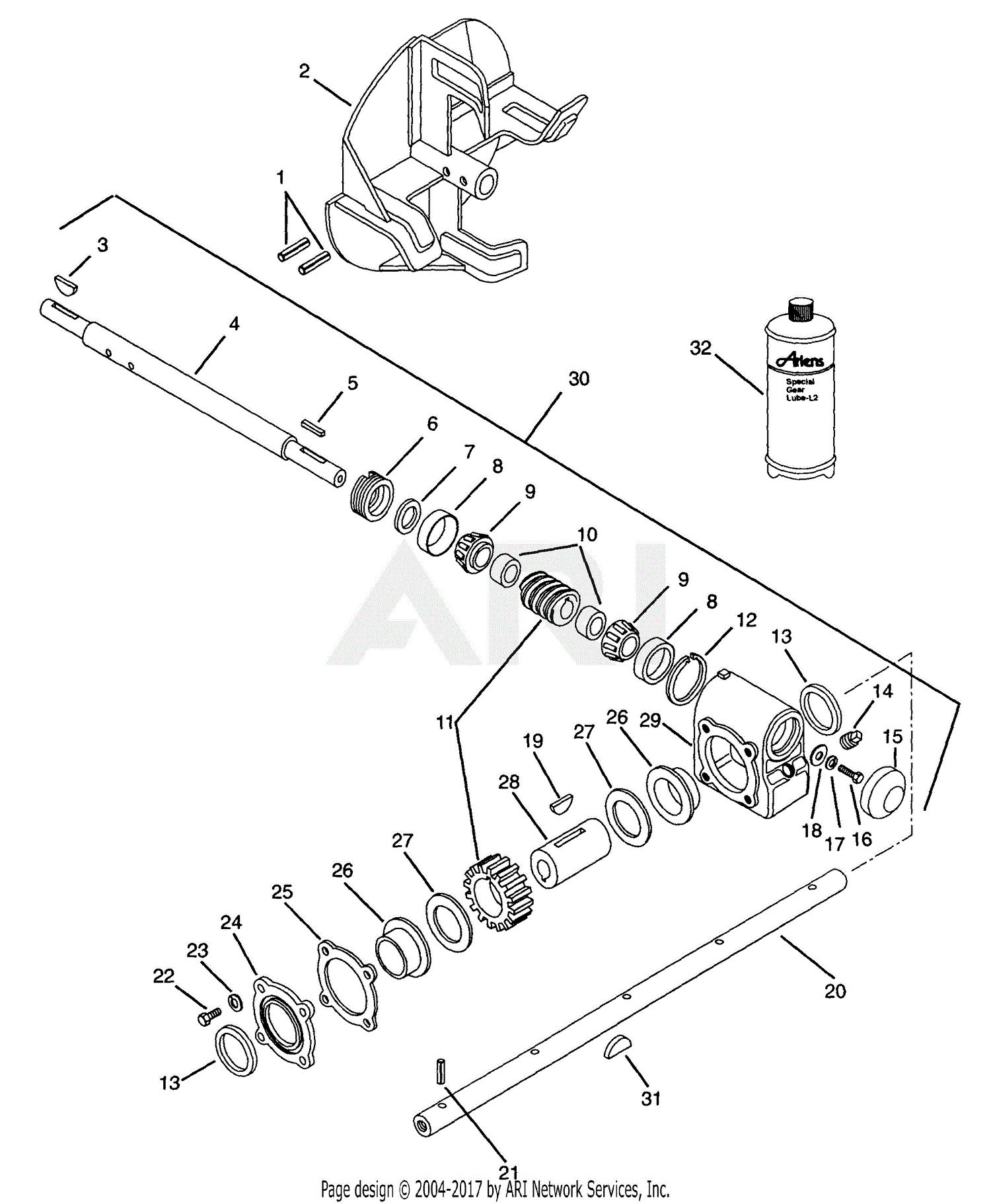 Ariens 924104 (001400 - ) ST1028, 10hp Tec., 28