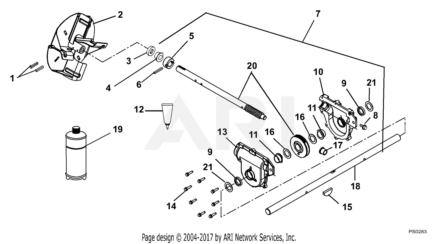 Ariens 926001 (000101 - 002633) 926LE, 9hp 26