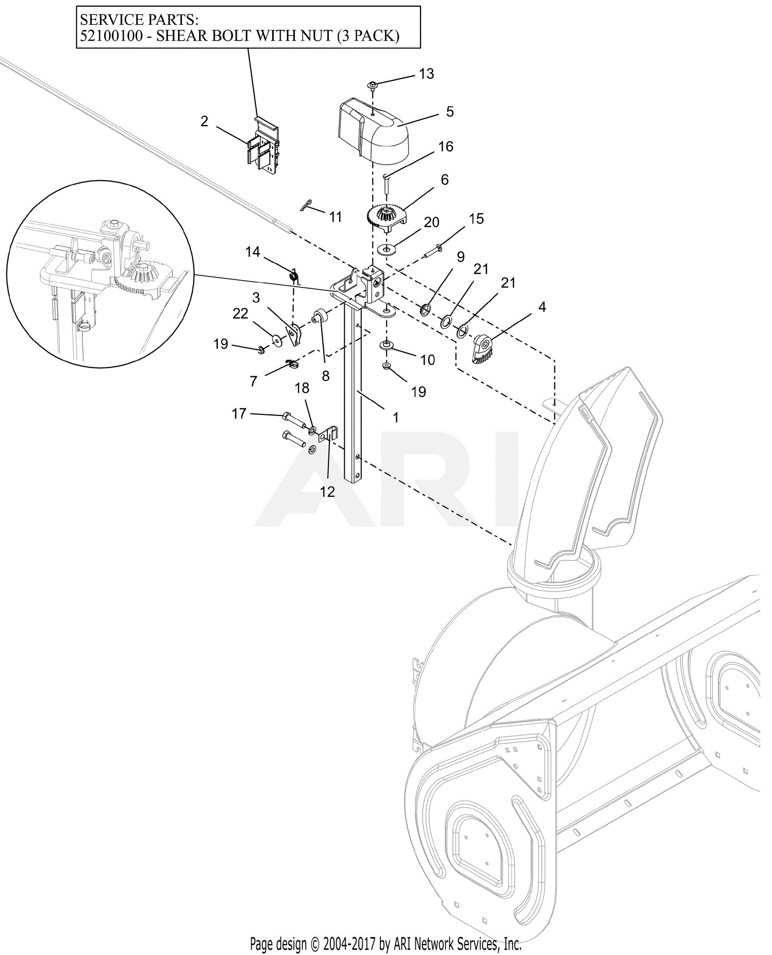 Ariens 926070 005000 Pro 36 Hydro Efi Parts Diagram For Discharge Chute Controls 5800