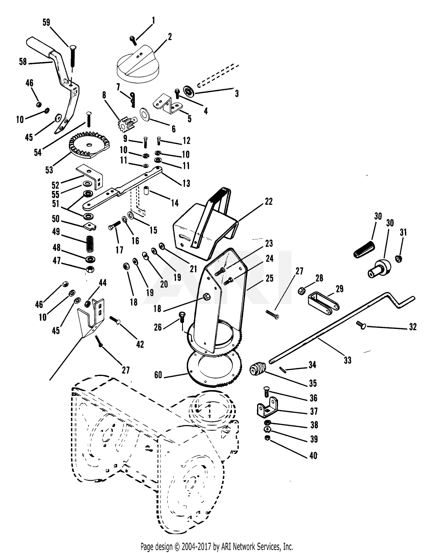 Ariens 932020 (000101 - ) ST524, 5hp Tec., 24