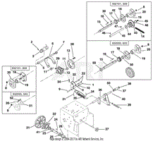 Ariens 932035 (000101 - ) ST724, 7hp Tec., 24