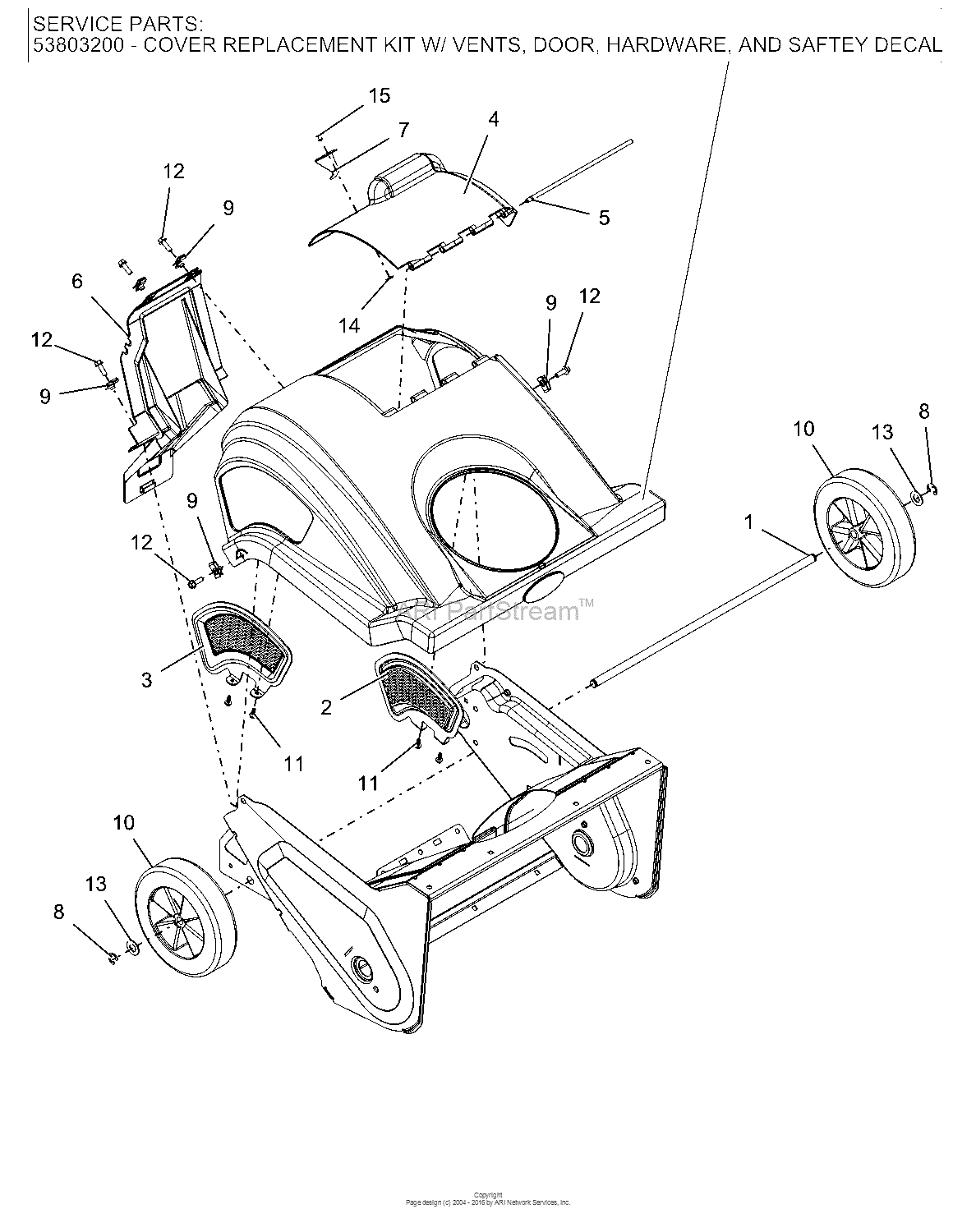 Ariens 938310 (020000 - ) Single Stage 21 CE Parts Diagrams