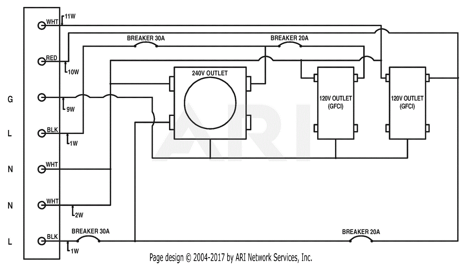 Ariens 986055 (000101 - 001643) 7500 Watt Generator Parts Diagram for ...