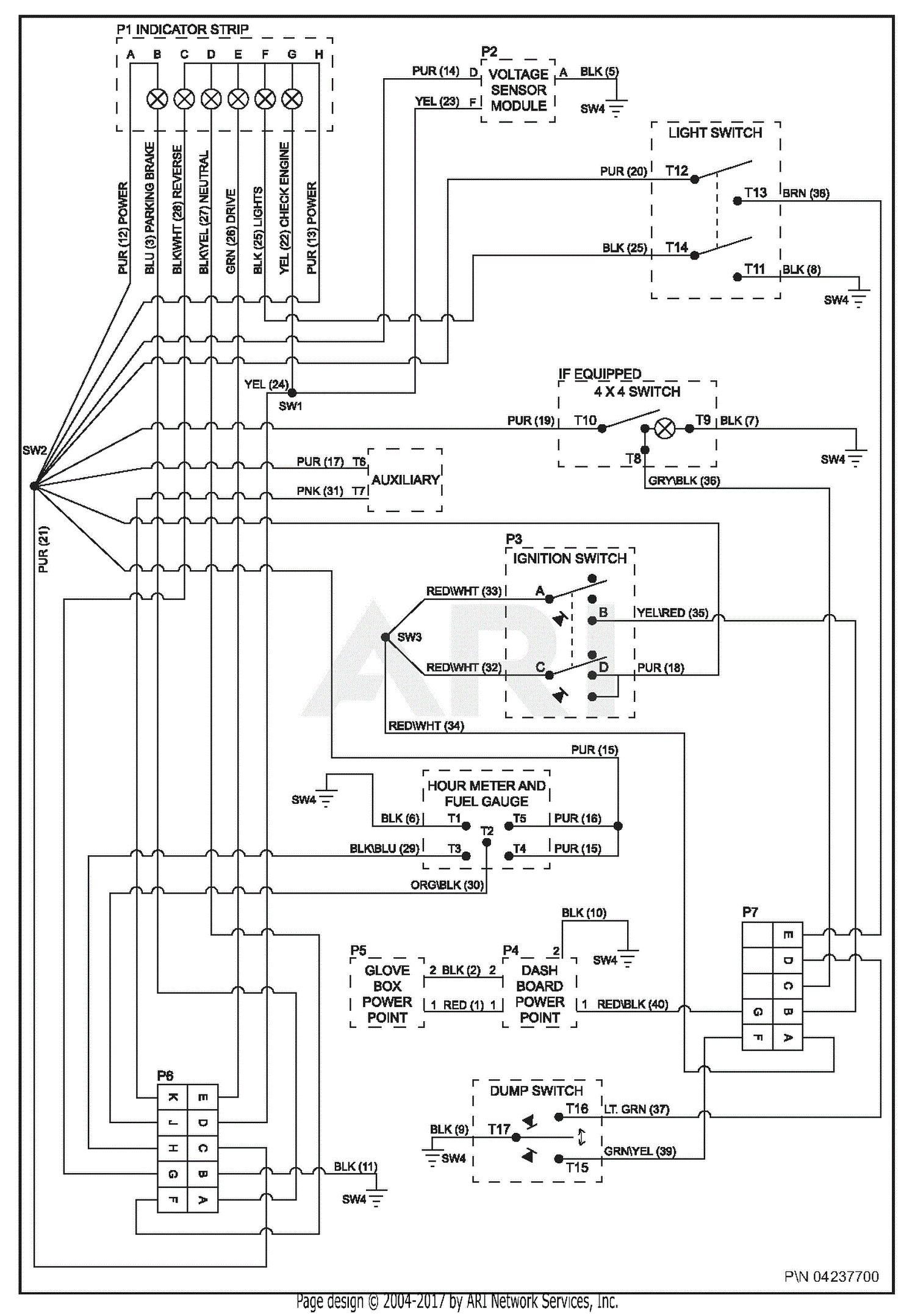 Ariens 996126 020000 Contractor 2wd Subaru Eh65 Parts Diagram For Wiring Diagram Sub Dash 700