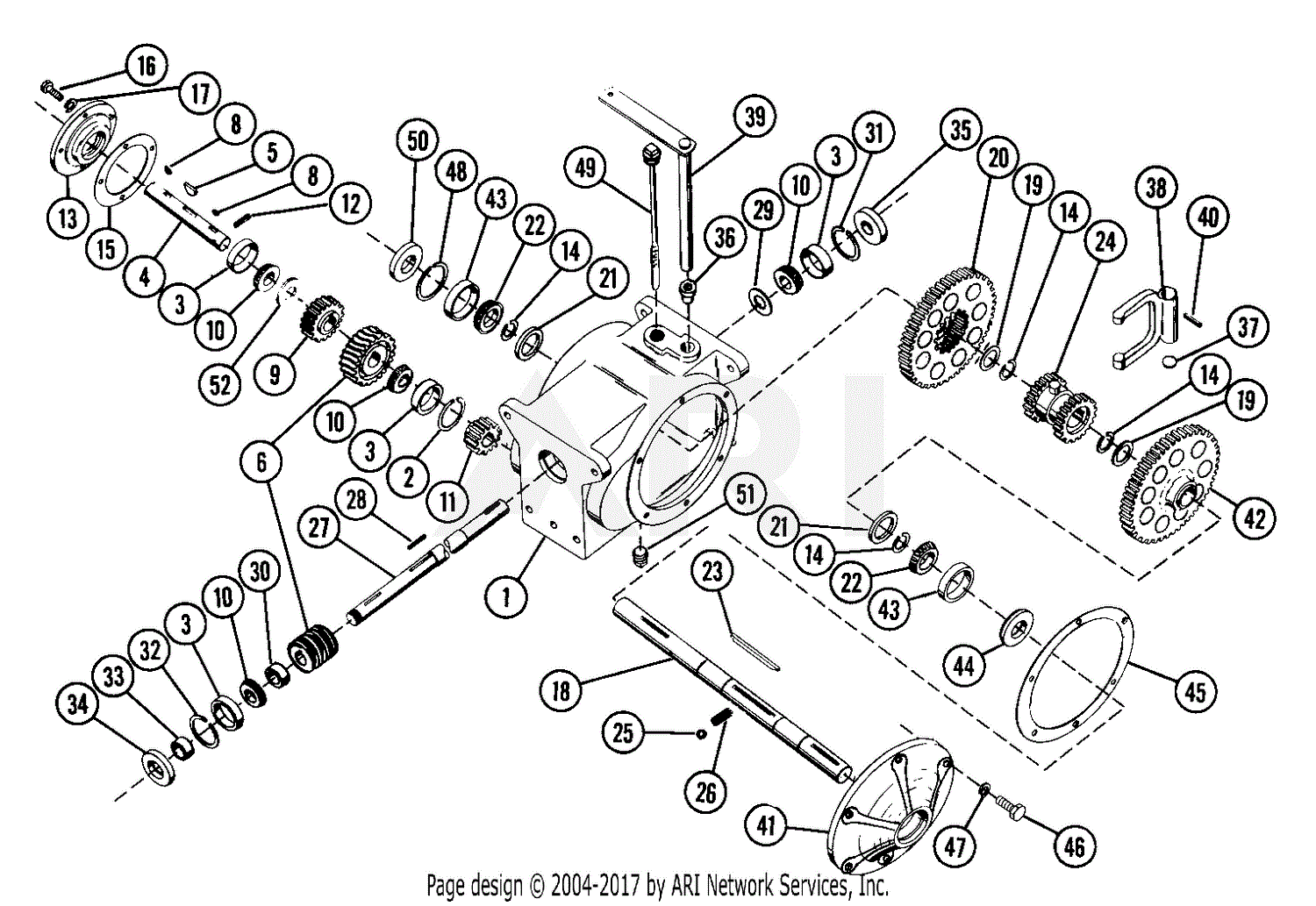 Ariens 901008 (000101 - ) RT7020, 7hp Tec., 20