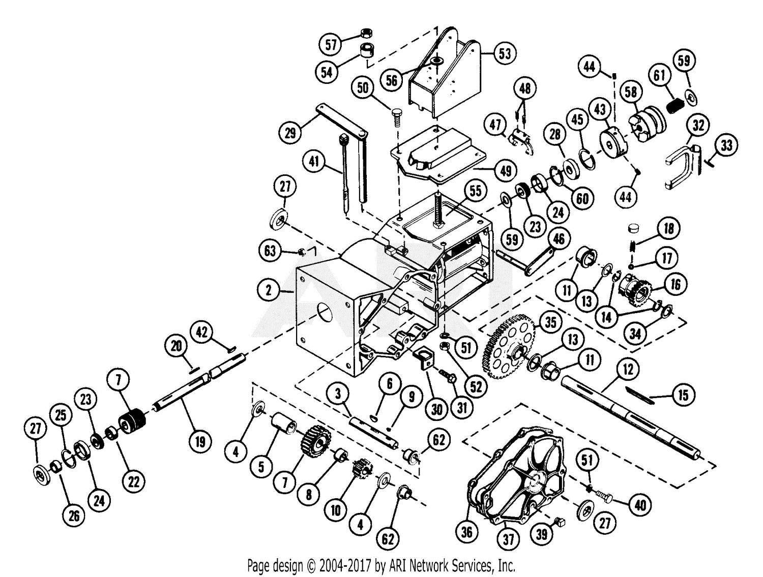 Ariens 901011 (000101 - ) RT5020, 5hp Tec., 20