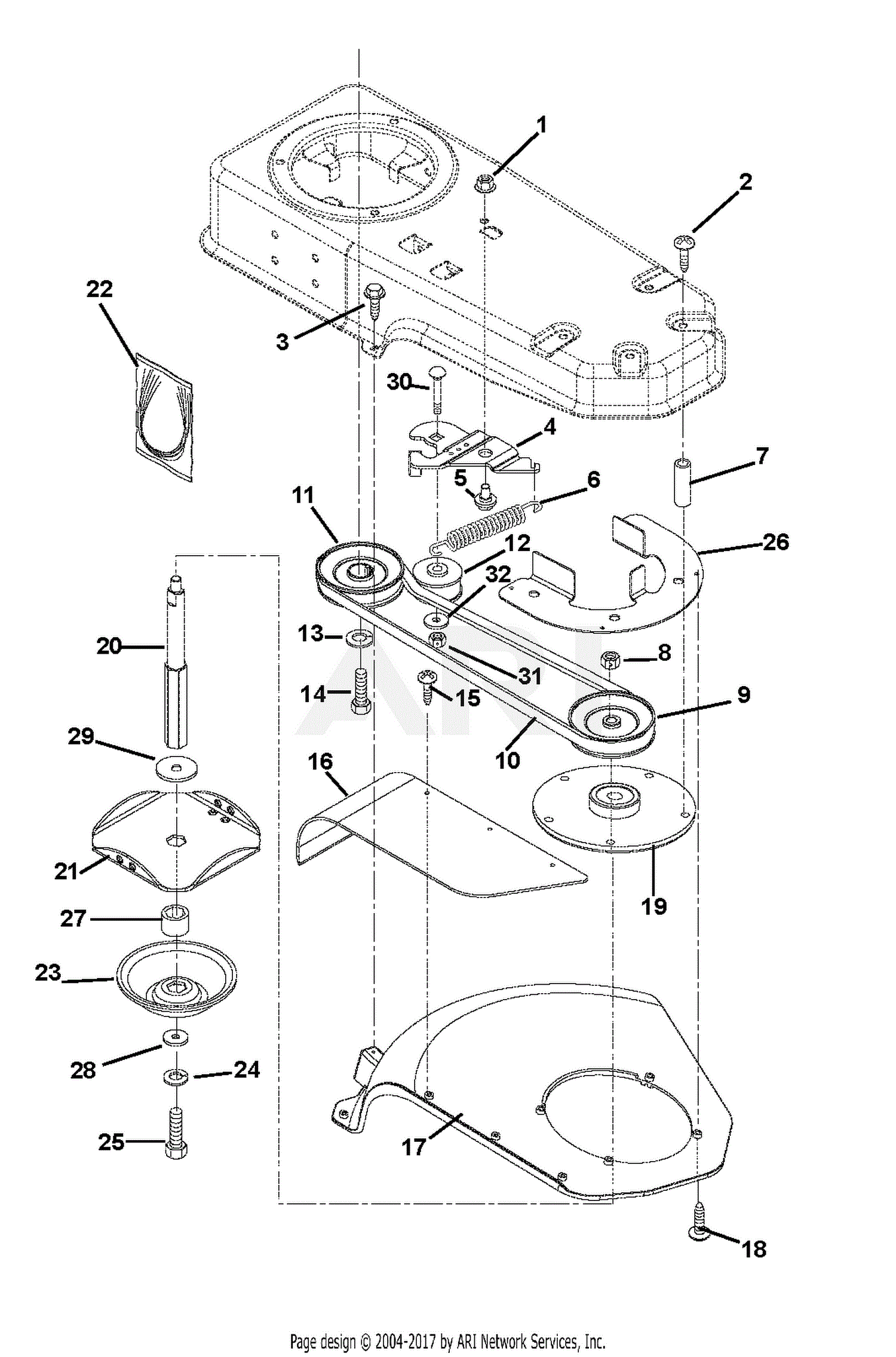 Ariens 946152 (000101 - 002698) String Trimmer 4, Kohler Parts