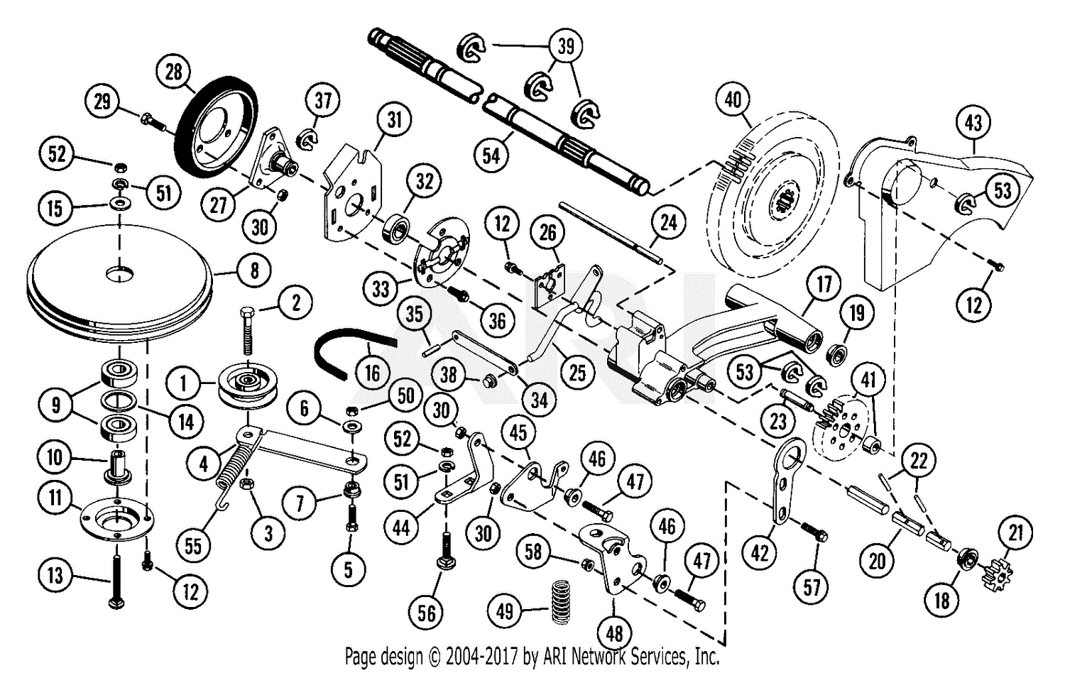 Ariens 911006 (000101 - 005500) LM21S, 4hp Tec., Recoil, 21