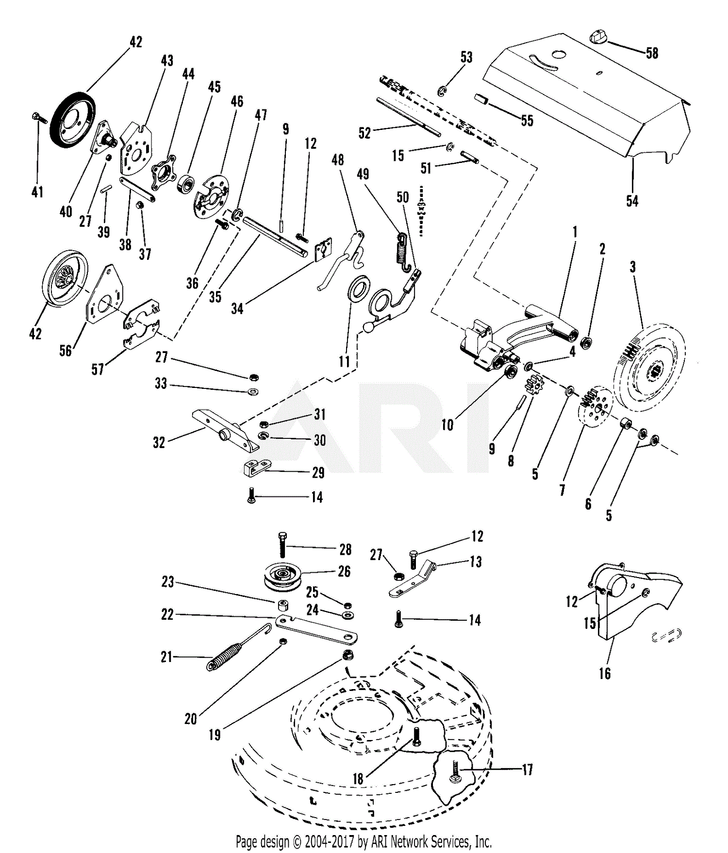 Ariens 911030 (000101 - 001600) LM21SC, 5hp B&S, Recoil, 21