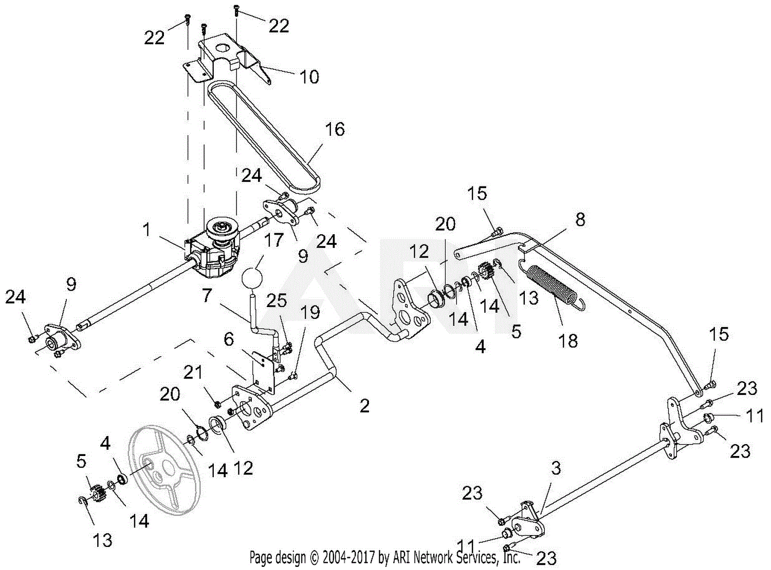 Ariens 911188 (000881 - 000884) LMSP Parts Diagram for Transmission And ...