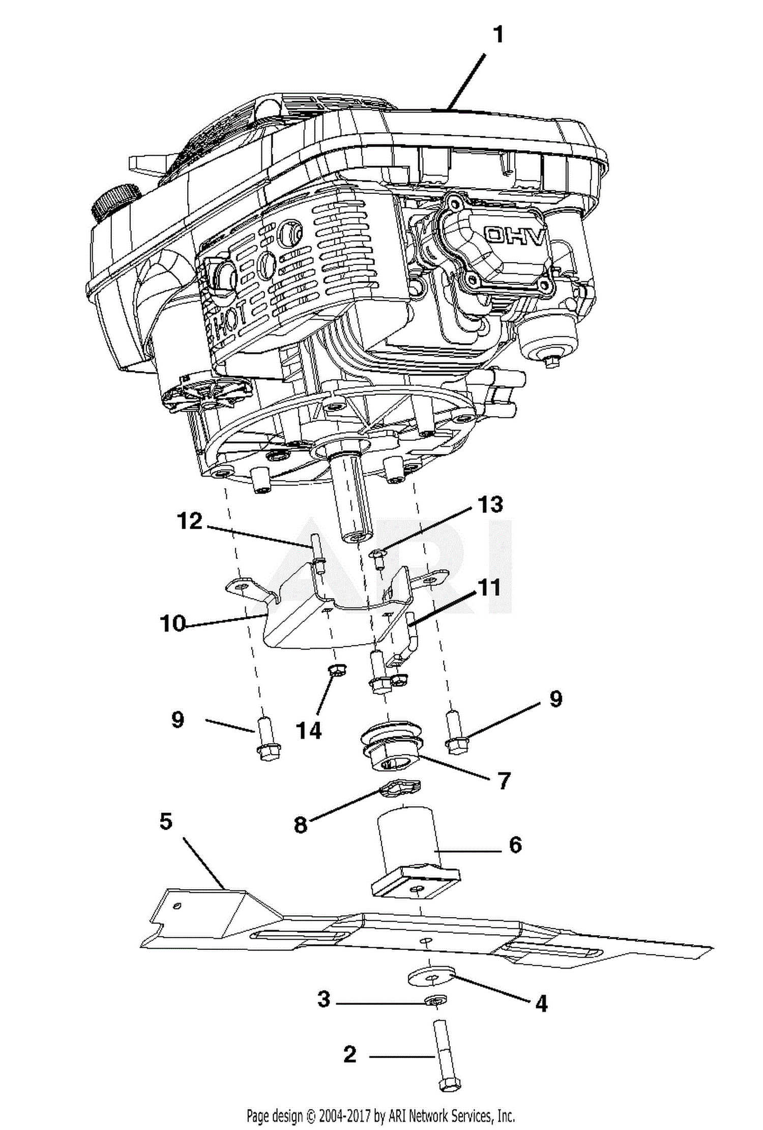 Ariens 911271 (000101 - ) PRO21, 6.0hp Kawasaki, Recoil ... 1 4 hp kawasaki engine diagram 